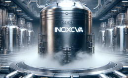 An AI generated image of an INOXCVA cryogenic tank. It is not a real image.