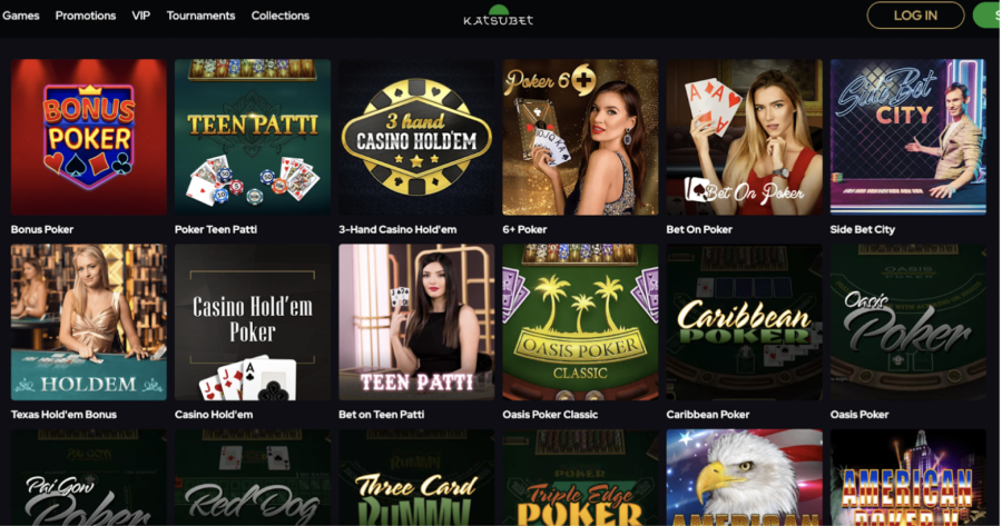 Katsubet crypto casino - with poker options